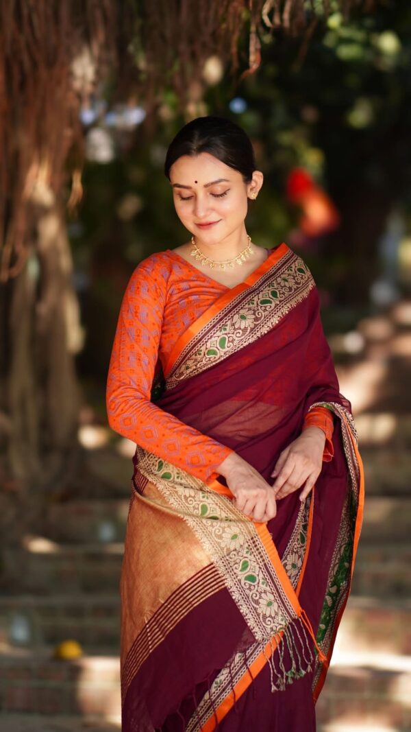 টাঙ্গাইলের সুতি শাড়ি - Image 3